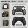 Для игрового контроллера PS5 Силиконовая всеобъемлющая защитная крышка Противоскользящая и противоударная Крышка для контроллера Elite Аксессуары