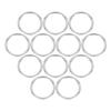 32pcs Buckles ID Thickness Zinc Alloy Opening Clasp Clips for Craft Key Ring Bag Strap Belt DIY Accessories Bright Silver [uxcell] O-Ring 50mm/2"