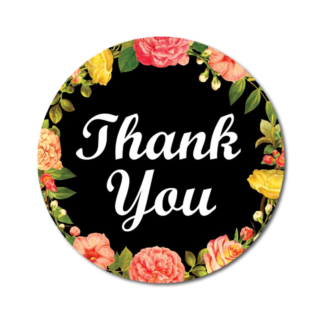 Дорогой сувенир, спасибо, фуксия, розовые наклейки, 1,6 дюйма, круглая цветочная рамка, мини-конверт, уплотнения-45