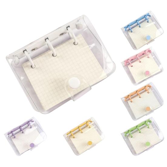 Журнал, модная мягкая бумага, портативный дневник-планировщик, переплет на кольцах, дорожный блокнот, дневник-планировщик для студентов