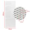 40"x13" Silver Rhombus Style Aluminium Vehicle Grille Net 8mm*16mm Mesh