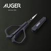 Kai Auger Grooming Set with Nail Eyebrow Thin and Stylish Nail Care Men's Tweezers, Clippers, Scissors, Blades,