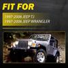 2X Interior Door Pull Handle Grab 5ES43DX9 For 1997-2006 Jeep Wrangler & TJ USA