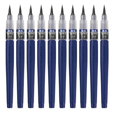 Pentel Brush Pen Quick Dry Pentel Brush Medium Point 10 шт. XFPD5L