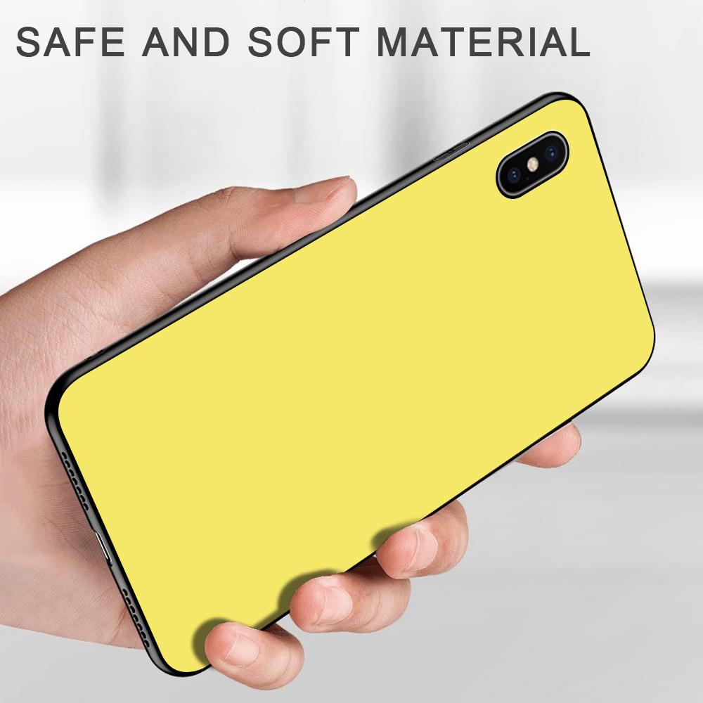Сплошной цвет простой мягкий чехол для телефона противоударный силиконовый защитный чехол из ТПУ для Xiaomi Redmi
