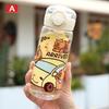 Capybara Cartoon 400Ml Portable Large-Capacity Water Bottle Sport Fitness Straw Cups Student Plastic Water Cups