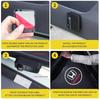 1/2pcs HD Car Door Welcome Lights Wireless Auto Projector Lamp Accessories For Honda Civic Fit Jazz Accord HRV CRV City stickers