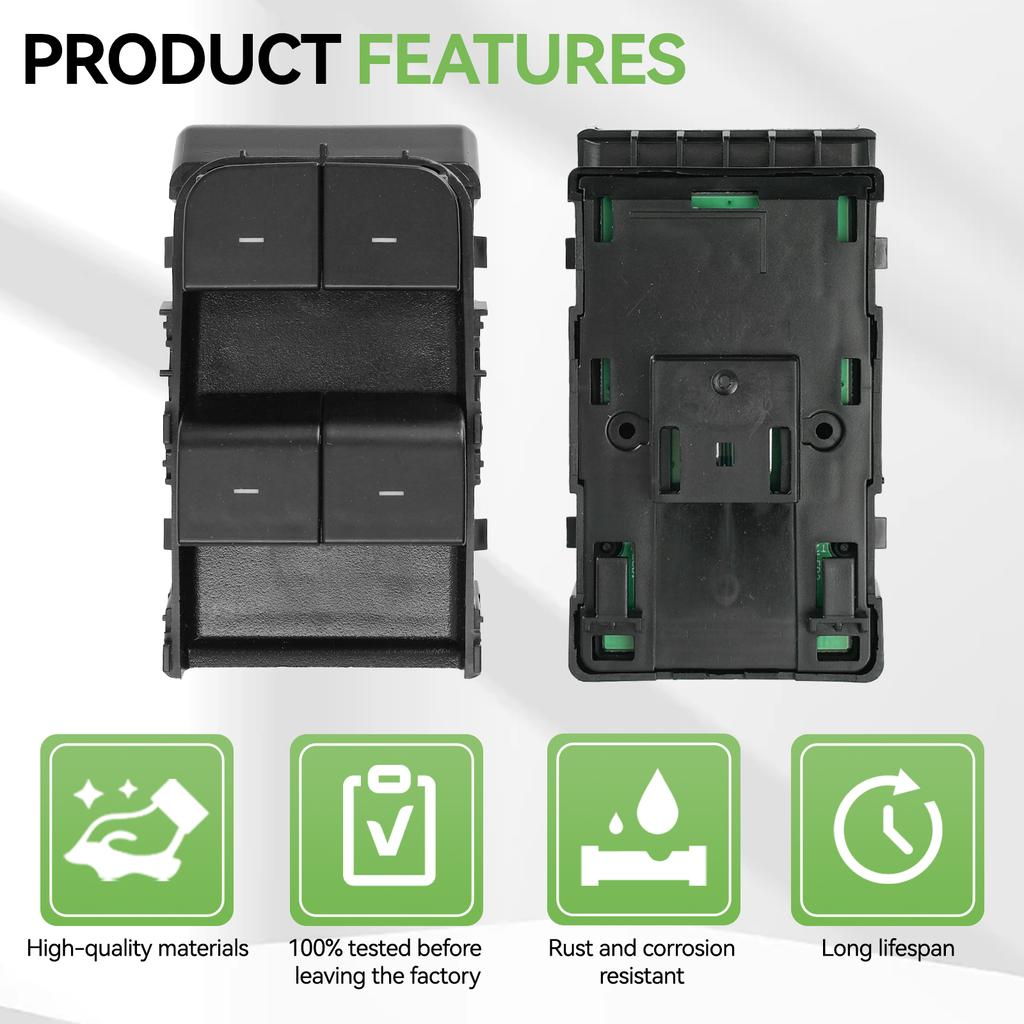 Переключатель стеклоподъемника автомобиля Матовый черный Переключатель подъема во время движения 1081037-02-G 1081037-02-F Для Tesla Для Tesla Model 3 Y 2020-2024