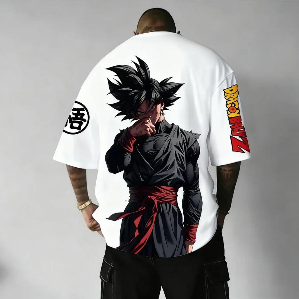 2026 Dragon Ball Summer Mens TShirt Japanese Anime Son Goku Autumn Y2K Harajuku Boy Childrens ParentChild Trend Cotton