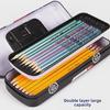 Children's Double-Layer Car Pencil Case - For Boys & Girls, Multifunctional Tin Box