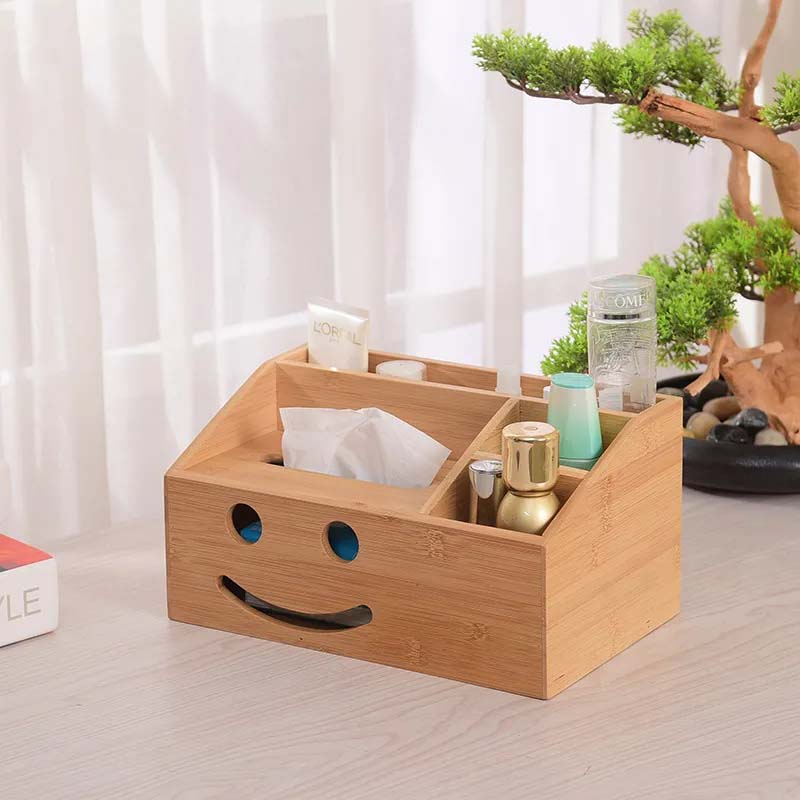 Многофункциональная коробка для салфеток для дома, гостиной, креативная деревянная бумажная коробка, настольный органайзер, декоративное украшение для рукоделия, пульт дистанционного управления, чехол для хранения ключей