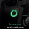 Luminous Car Ignition Key Hole Ring Coil Switch Decor Sticker