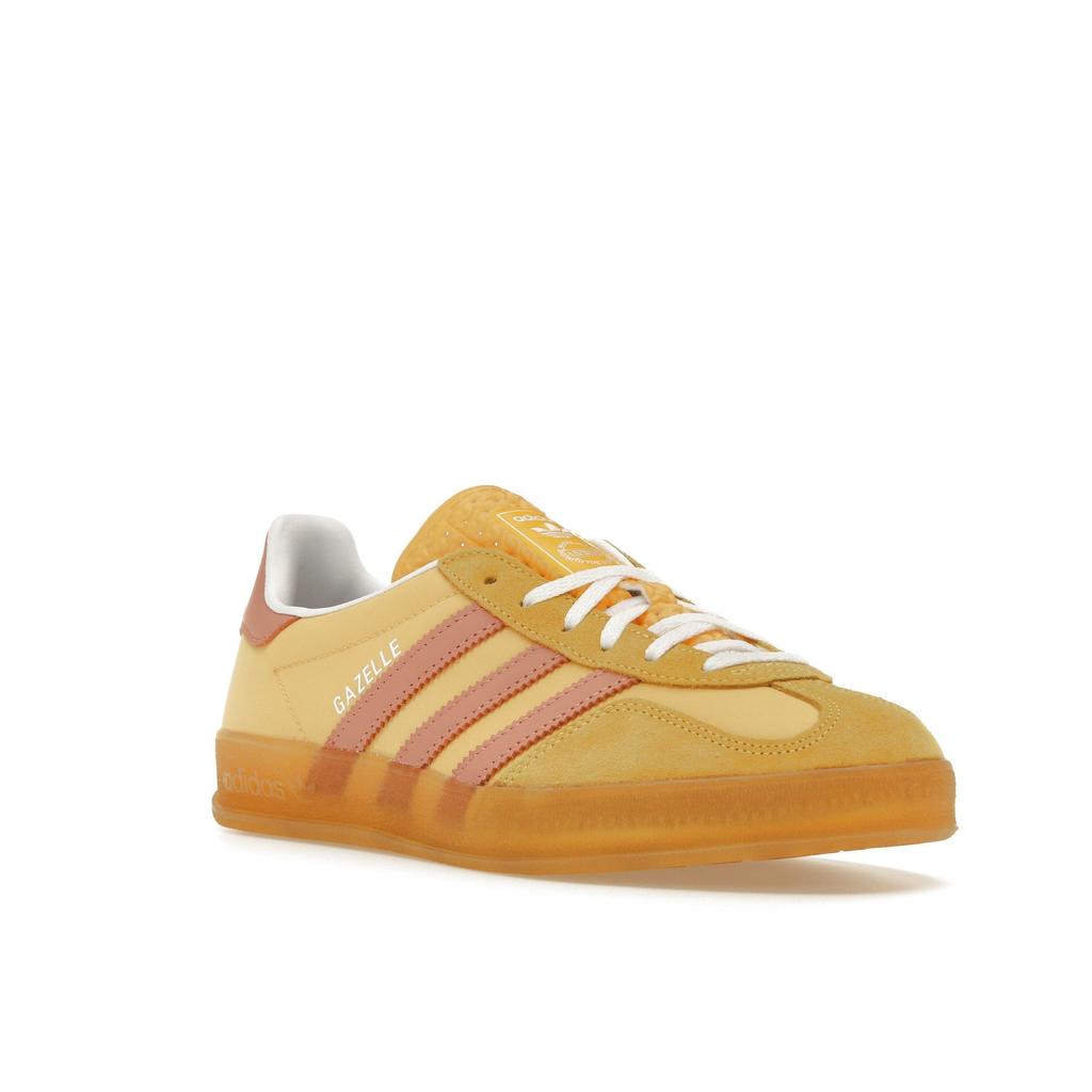 Adidas Gazelle Indoor Semi Spark Wonder Clay Женские кроссовки Желтый облачно-белый IE2959