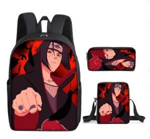 Naruto Naruto Surrounding Primary School Bag Cartoon Animation Backpack Satchel Pencil Case