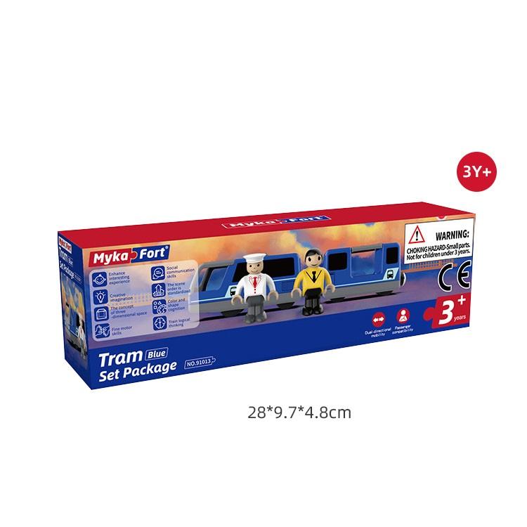 Поезд Тони EMU детская игрушка совместимая деревянная дорожка для езды на лошадях кукла Маленький человек