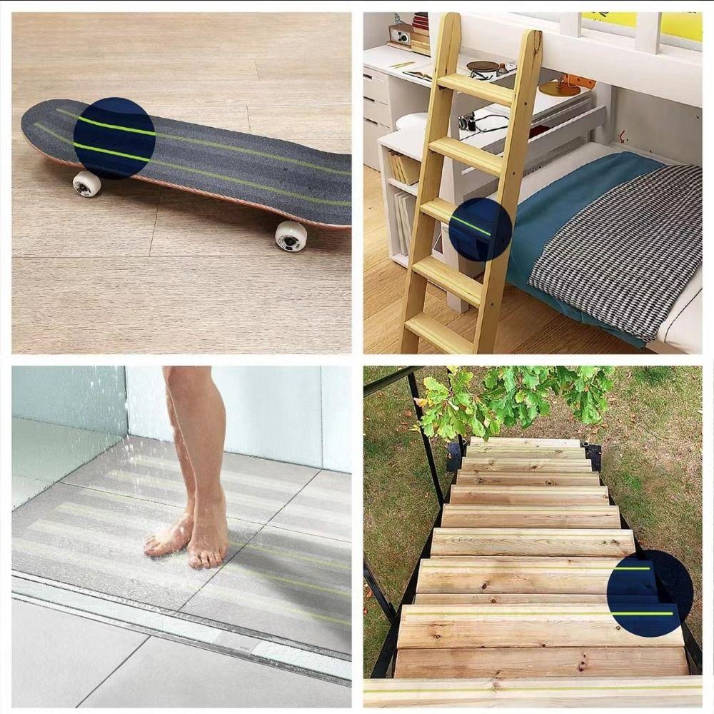 Glow in The Dark Anti Slip Grip Tape 5CM X 5M Safety Tape Luminous Traction Tape Stair Tread Step