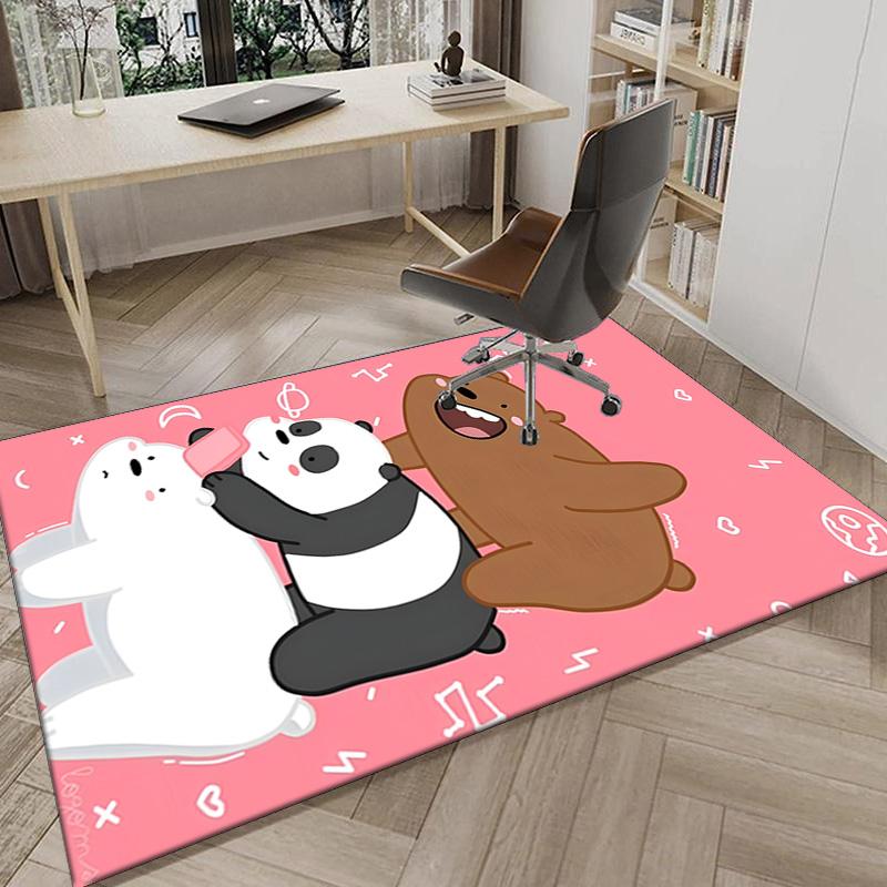 Nightly Friends bears Adventure Carpet, Chair Rug,Rug for Office Bedroom living rooms, Doormat decor Fan Gift Christmas Gift