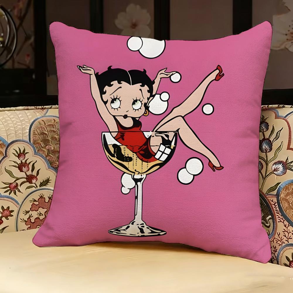 Beauty B-Betty B-Boop Pillow Case Pillowcase, Double-Sided Printed, Sofa Cushion, Bedroom Headboard Pillow