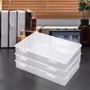 1Pc Transparent Storage Container Plastic Dustproof Box Stationery Jewelry Portable Large Capacity A4 A5 File Organizer Supplies