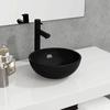 VidaXL Countertop Washbasin Toilet Sink Bathroom Handbasin Bathroom Sink House Interior Tempered Glass 345247