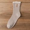 Female Spring and Autumn Fashion New Cotton Lovely Tube Socks