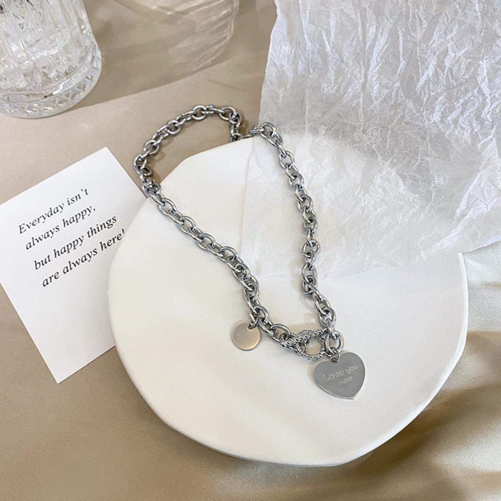 Модное ожерелье с цепочкой на ключице, аксессуары в виде сердца