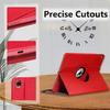 Coque de Protection - BOOLING - pour iPad Air 3 / pour iPad Pro - Rotatif 360° - Rouge - Multi-Angle