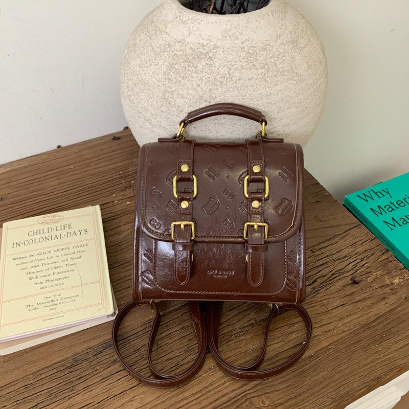 Рюкзак Женский Модный Нишевый Дизайн Портативный Корейская Версия Повседневный Школьный Рюкзак Уличный Тренд Студенческий Легкий Дорожный Рюкзак