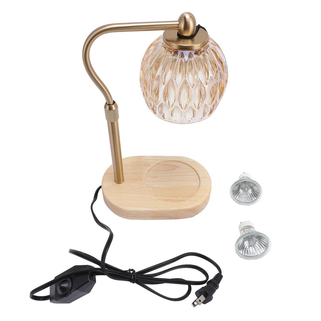 Лампа для подогрева свечей с регулируемой яркостью, домашний декор, бездымный подогревающий свет, электрические свечи, подогреватель воска