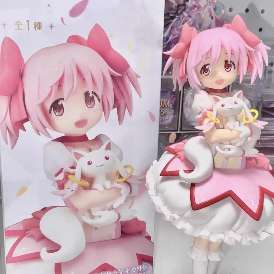 18cm PMMM Magical Girl Anime Figure Kaname Madoka Action Figure PVC Collection Figurines Desktop Ornaments Cute Loli Model Toys