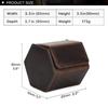 Genuine Leather Hexagon 1/2/3/4 Slots Watch Roll Case Men Watch Boxes Storage Organizer Box Women Watches Display Holders