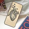 Anatomical Heart Anatomy Case For POCO X6 Pro M6 X5 X3 M5s F3 F5 Xiaomi 14 Ultra 13 12 Lite 11T 12T 13T Pro Coque