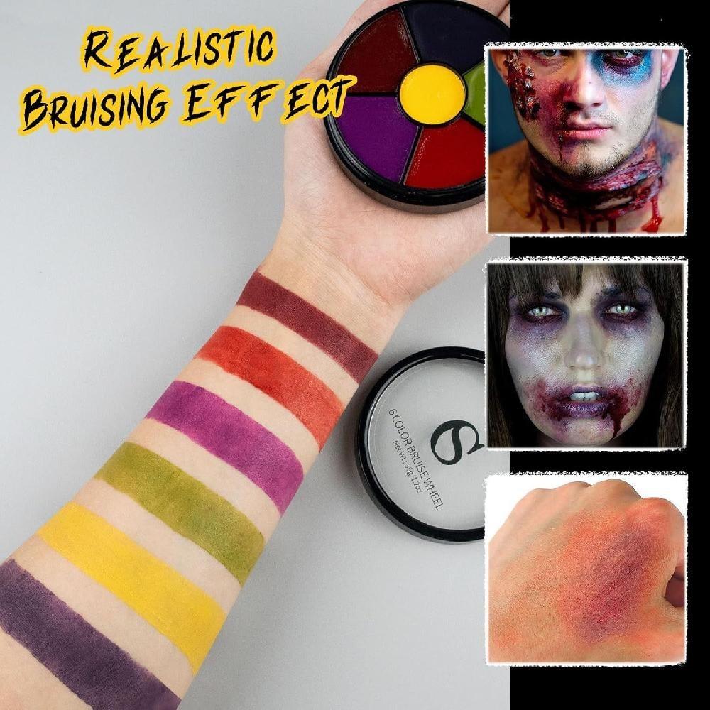 CHASPA Хэллоуин жидкий латекс спецэффекты SFX набор для макияжа поддельный шрам рана воск + 2 Btl кровь жидкий шпатель инструмент косплей 2 шт точечная губка