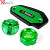 For Kawasaki Z650 Z 650 2017-  2022 Accessories Motorcycle Front Rear Brake Fluid Cover Engine Oil Filler Cap Protector