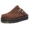 Dr. Martens Fashion Versatile Open-Toe Slippers Unisex Slippers Dark-Brown 31938201