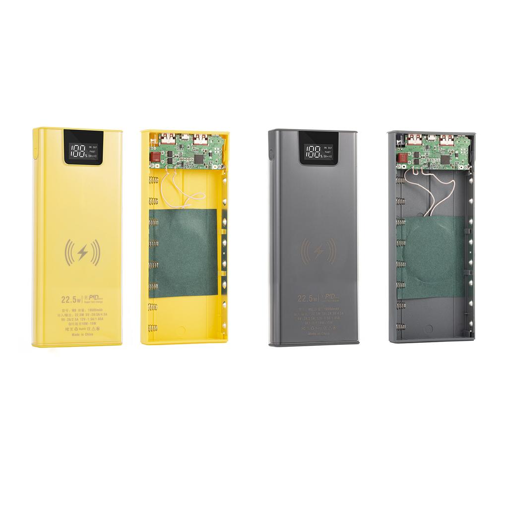 Корпуса для 8x18650 аккумуляторов Power Bank Корпуса из ПВХ Зарядное устройство Корпуса Power bank Защитные Коробки из ПВХ для DIY