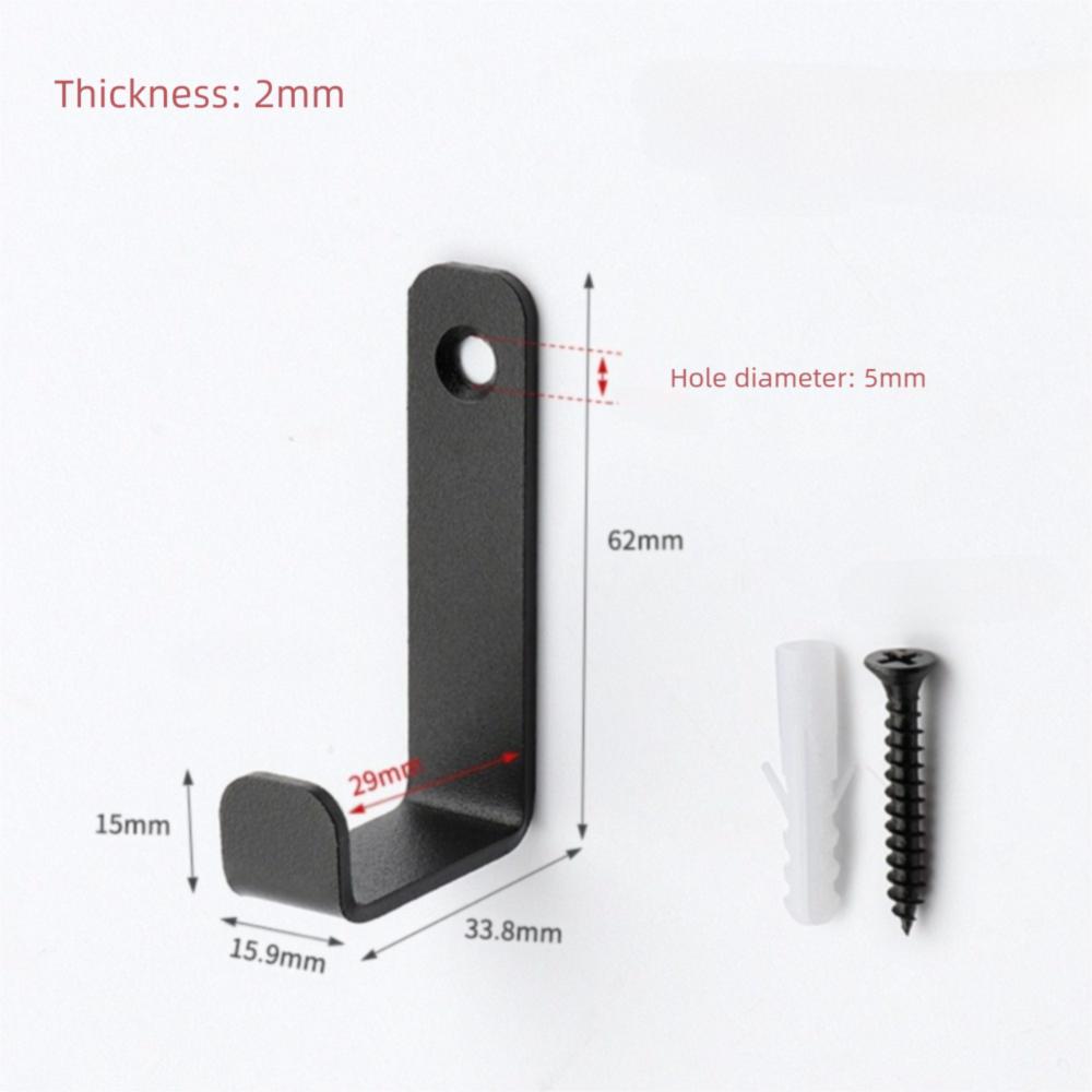 5 шт./комплект Металлические крючки для вешалки с винтами Одинарные крючки-когти Настенные крючки Многоцелевой Экономия места Вешалка для одежды