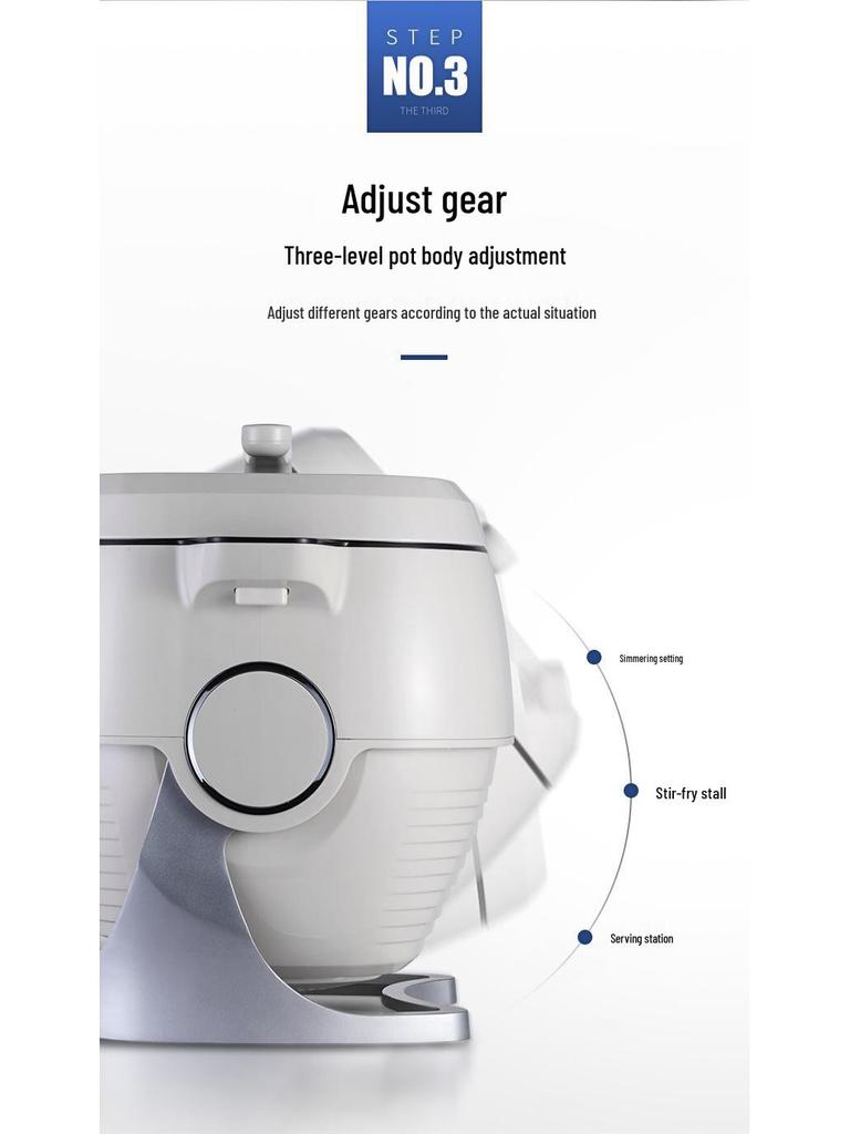 110V Multifunctional Stir-Fry Robot: Fully Automatic, Intelligent Drum-Type Pan for Home and Commercial Use