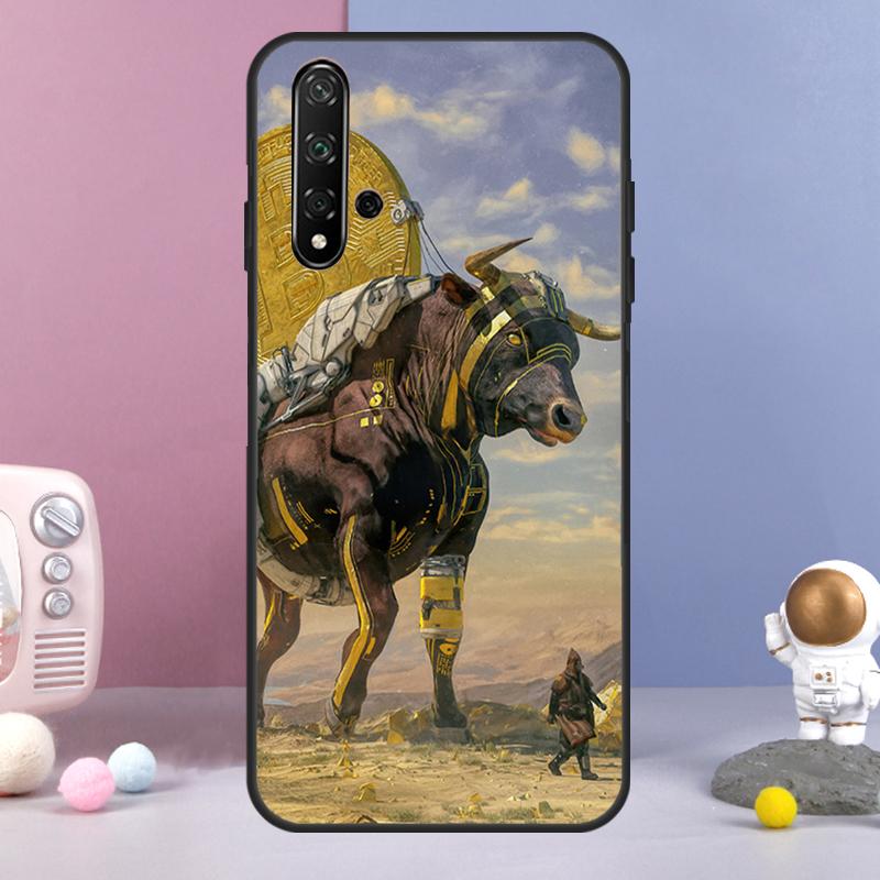 BTC Bitcoin Для Huawei Nova 7i 8i 11i 12i 12s Y73 Y70 Y90 Y60 Y72 Y61 Y91 9 10 SE P30 Pro P40 Lite Чехол