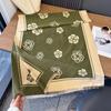 Темпераментный Маленький Ароматный Шарф Женский Универсальный Пальто Декоративный Теплый Шарф Камелия Двусторонний Имитация Кашемира Шаль Толстый