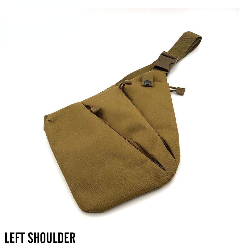 Многофункциональная скрытая тактическая сумка для хранения оружия, кобура, мужская левая и правая нейлоновая сумка на плечо, противоугонная сумка, нагрудная сумка для охоты
