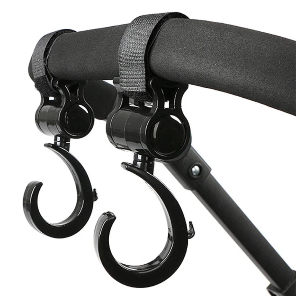 2/4 Pcs Secure Bag Hanger Adjustable Pram Hooks Accessories Cart Organizer Hook Car Seat