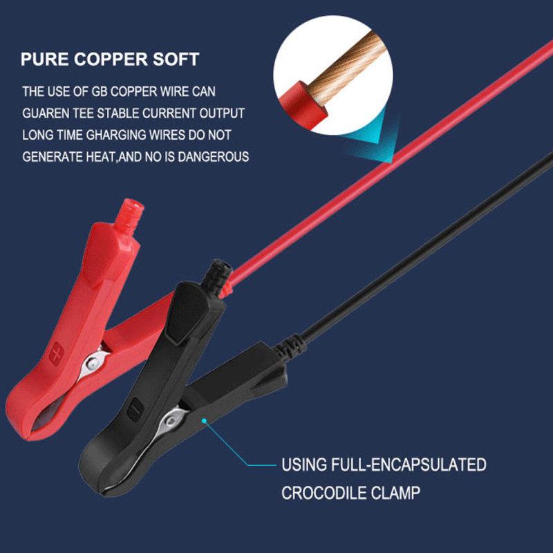 12V 8A/24V 4A Автомобильное зарядное устройство 3 этапа автоматической зарядки для свинцово-кислотного грузовика, мотоцикла