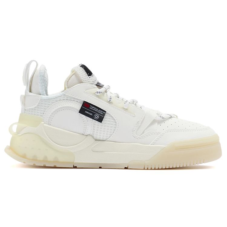 Li Ning Qi Yuan Wear Resistant Breathable Low Top Skate Shoes Women Sneakers White AGCR232-7