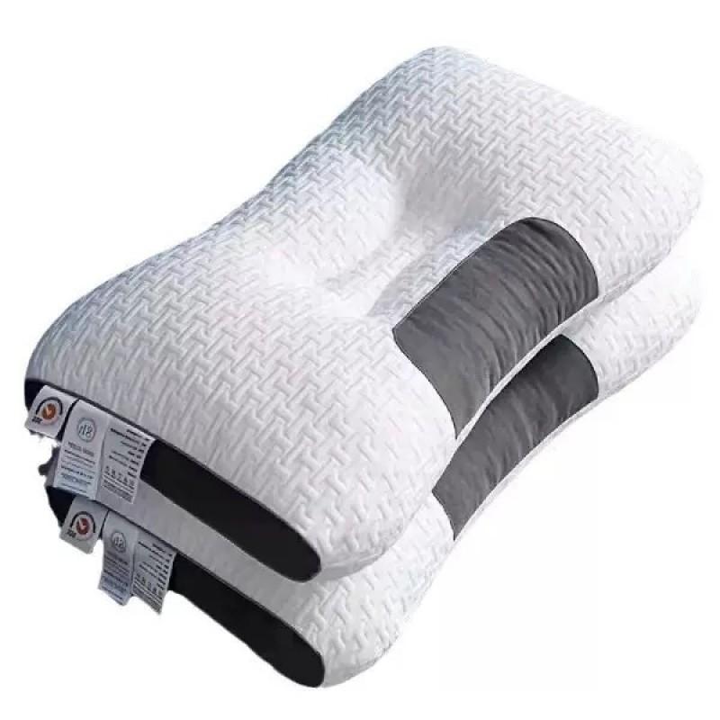 3D Ergonomic Memory Foam Pillow Side Sleepers Cervical Support Hotel Home Dorm Use Soft Breathable Cover