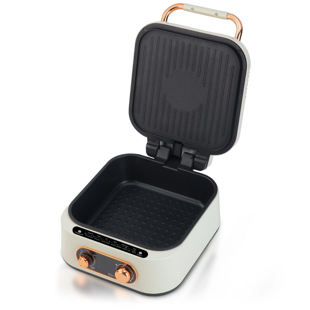 220V Non-stick Household Food Pancake Baking Machine Electric Hot Pot Home 3 In 1 Hot Pot Grill Crepe Maker