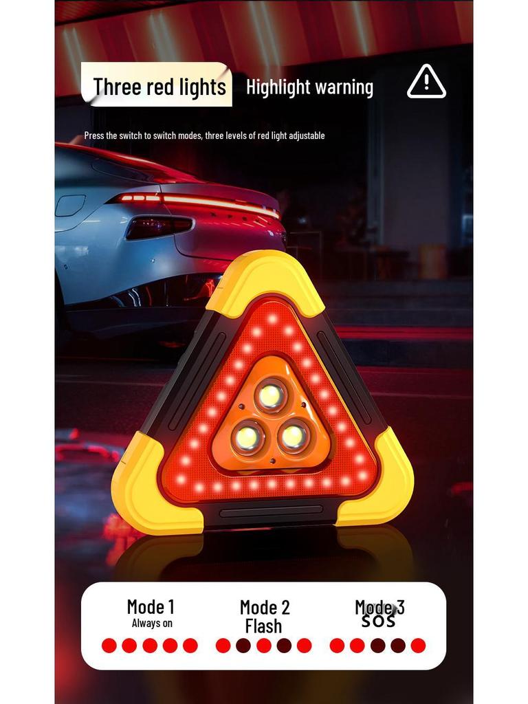 Автомобильный треугольный знак аварийной остановки