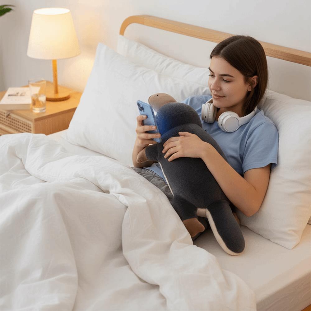 High Quality Platypus Plush Doll Super Soft Simulation Plush Toy Lying Plush Toy Children Gift