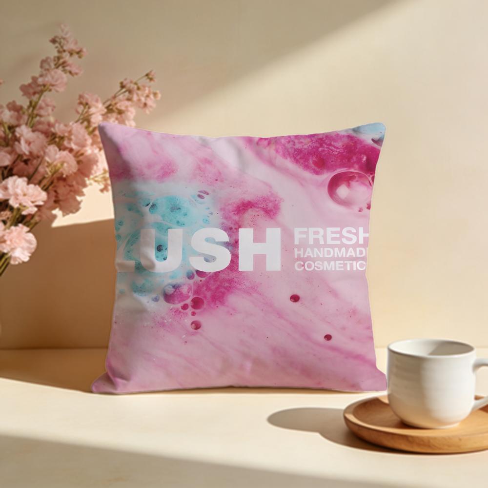 Popular LLushed Cushion Cover Stylish Washable Pillow Cover Ideal for Couch Bedroom Car Decoration
