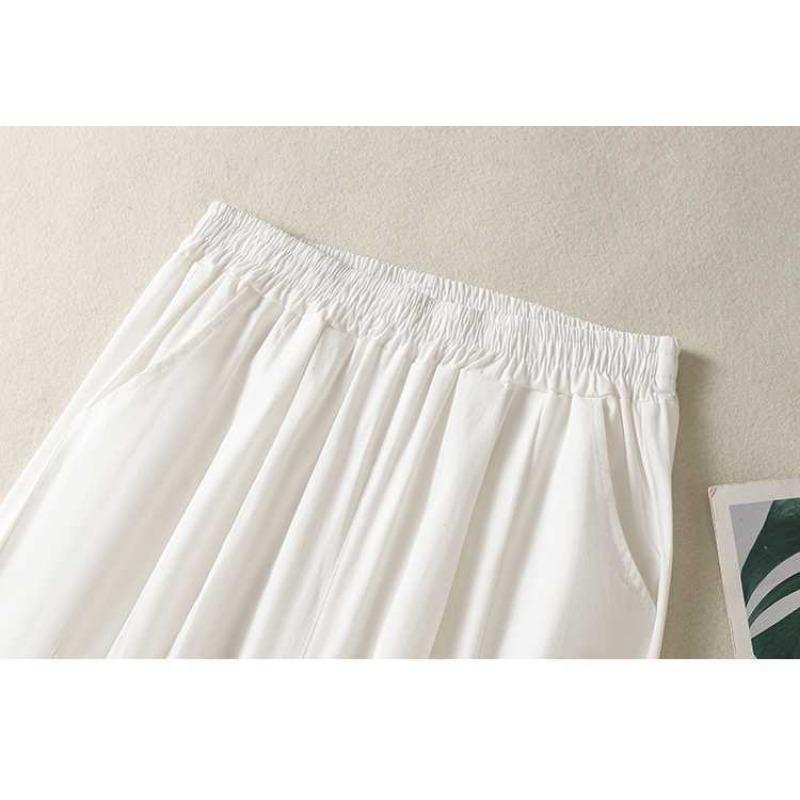 Women's Denim Look Cotton Trousers